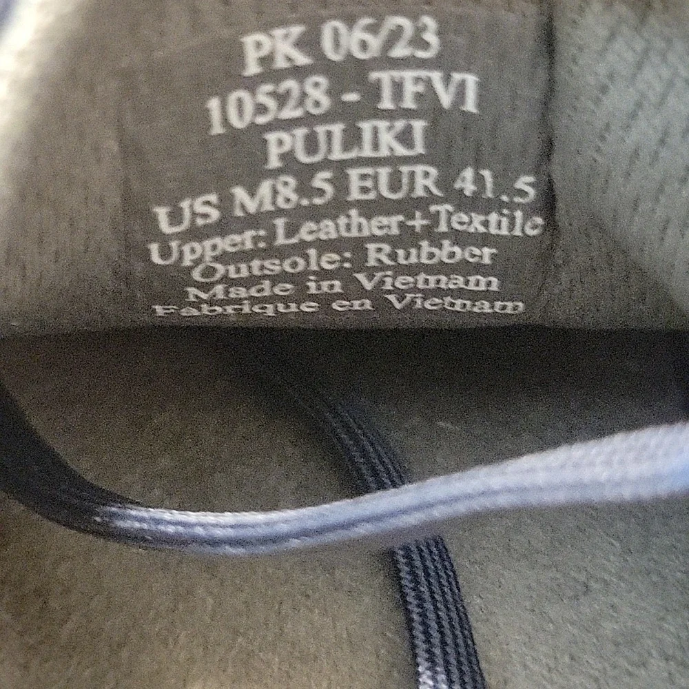 OluKai Puliki Vintage Indigo Suede Textile‎ Lace Up Casual Sneakers Men 8.5 NEW